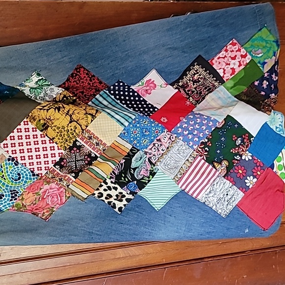 Vintage 70s Lee Patchwork Skirt - Picture 5 of 5